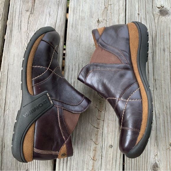 Romika Women’s Milla 102 Chelsea Ankle Bootie Brown Leather Sz 39 EU / 8-8.5 US - Picture 11 of 16